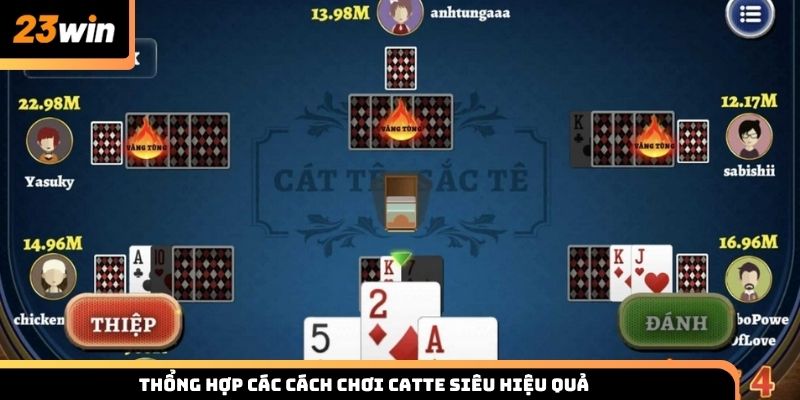 Các cách chơi Catte giúp thắng lớn cho hội viên 23win