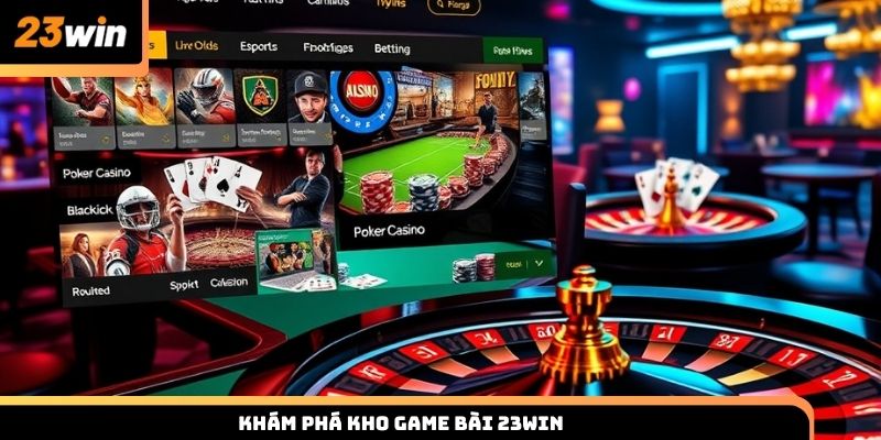 Khám phá kho trò chơi bài hấp dẫn tại nhà cái 23win